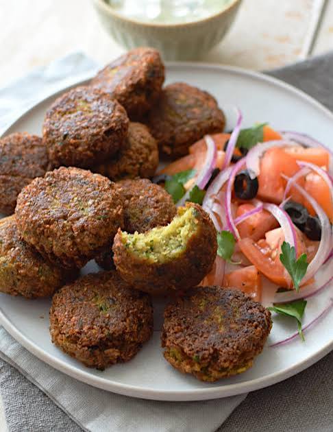 Plato de falafel